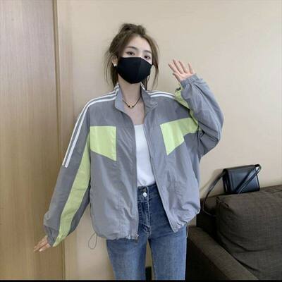 洋气短外套防晒衣女2025夏季薄款韩版时髦宽松休闲百搭小众冲锋衣