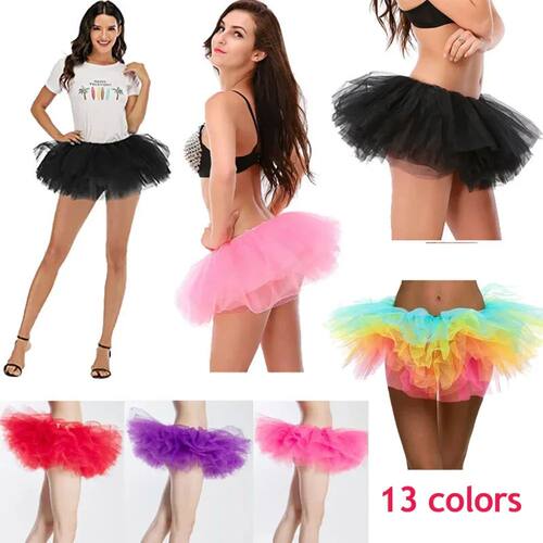 Multi layer mesh ultra short fluffy skirt 多层网纱超短蓬蓬裙