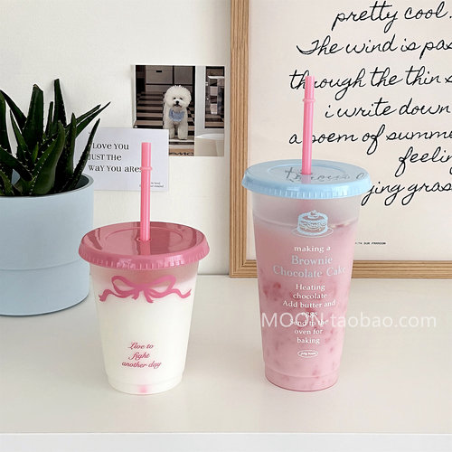 可耐高温奶茶吸管大容量随手杯