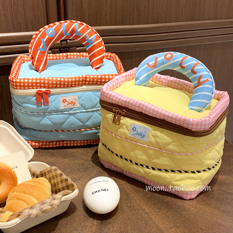 多巴胺jolly化妆包女大容量外出旅行高颜值收纳包便捷手提洗漱包