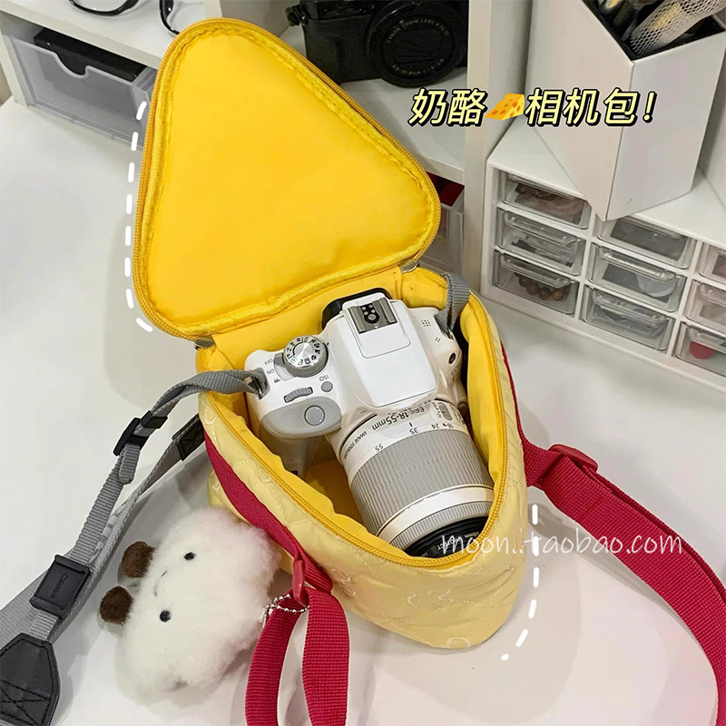 相机包富士佳能专用单反相机收纳包拍立得保护套可爱单肩斜跨包包