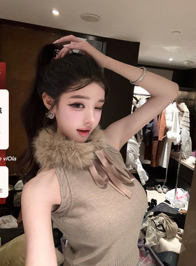 viola【云朵雪球】 10羊绒不起球！拿捏秋冬氛围感针织背心