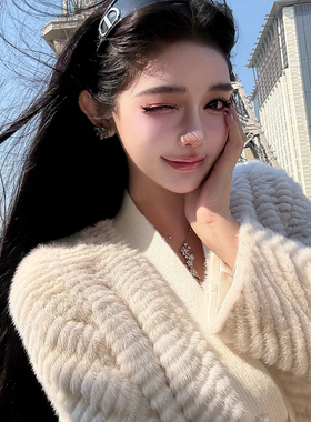 viola【比佛利山庄】yves*salom*n5w+！紫标xxp顶*级水貂皮草