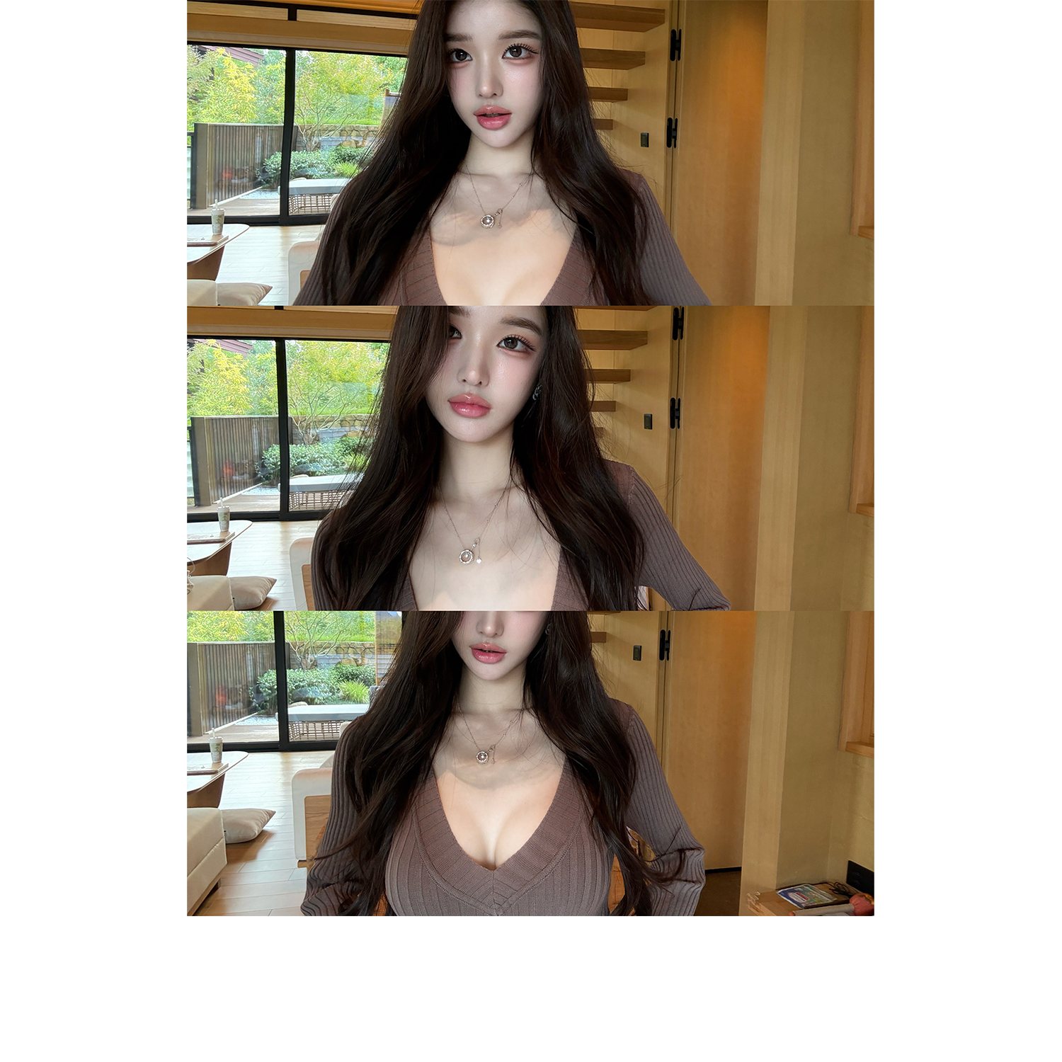 viola【美人在骨】 纸片人既视感！巨显瘦万能百搭针织打底衫修身