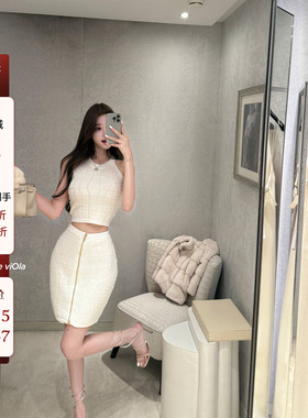 viola【美神套装】bal*ma2W+ 蛇系美人鳄鱼纹浮雕针织套装