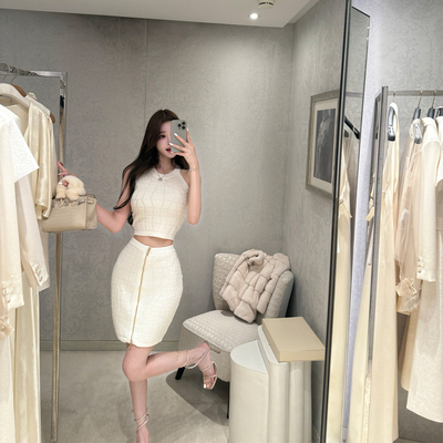 viola【美神套装】bal*ma2W+ 蛇系美人鳄鱼纹浮雕针织套装