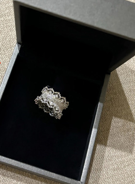 viola【月落银辉】Bucc*蕾丝雕花 做两个月的中古镂空拉丝钻戒