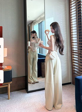 viola【神级皮裤】香 25隐藏款 版型超牛的Pu两色私服皮裤显腿长