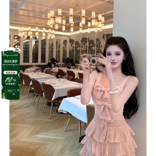 viola【香家公主】香5w+q网唯1对版10马海12羊毛针织连衣裙甜美