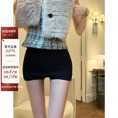 viola【九头身神裤】 吊打q网的top版型腿长两米高腰弹力短裤显瘦