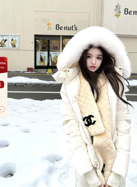 viola【蛋白羽绒】 质感届的神 Yves*神仙两色狐狸毛90鹅绒服