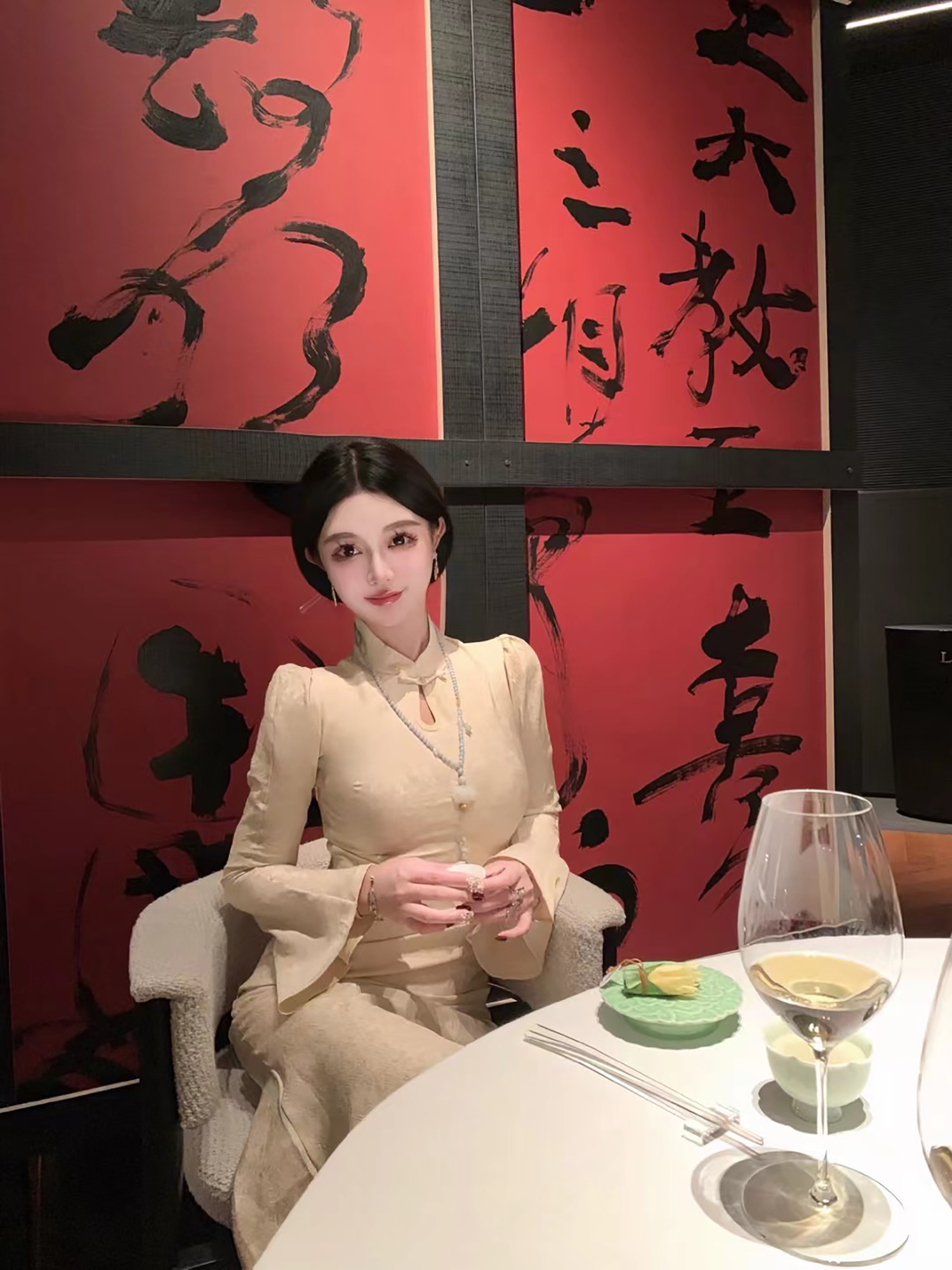 东方美学新中式旗袍裙