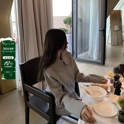 viola手工双面呢套装女