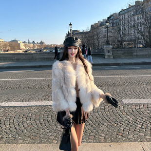 viola【喜马拉雅霜狐】稀有中稀有不染色米诺霜狐难得一见皮草