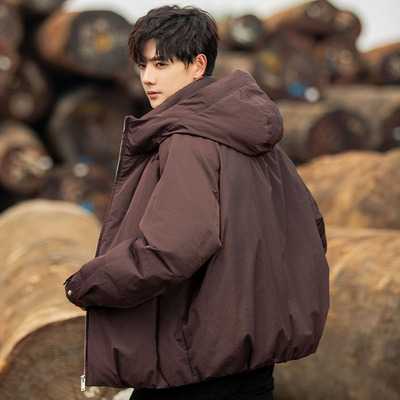 工装羽绒服男士冬季2024新款加厚