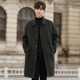 100%纯羊毛双面呢大衣男士 宽松外套 加厚风衣中长款 2025新款 秋冬季