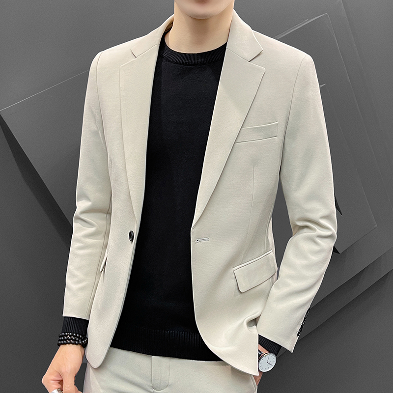 外套韩版修身男士西服休闲小西装