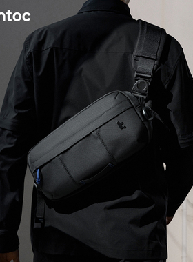 tomtoc斜挎包男款工装挎包男包男士胸包腰包机能风新款单肩包T26