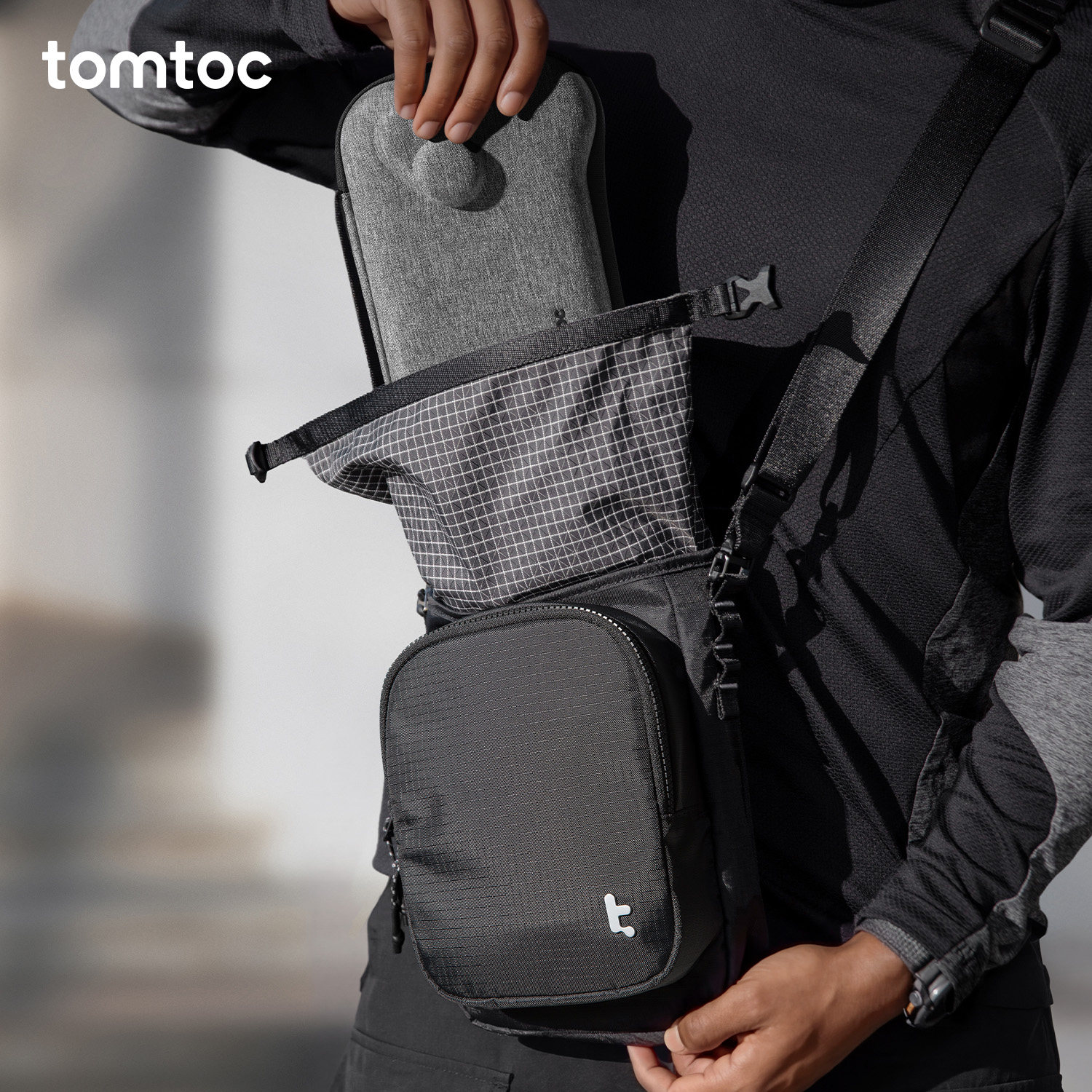 tomtoc 掌机收纳包steamdeck收纳包ROG Xbox