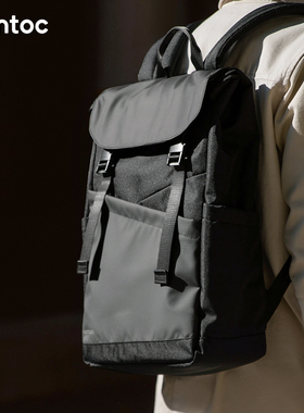 tomtoc双肩包男士电脑包女大学生书包轻便新款旅行通勤背包T64