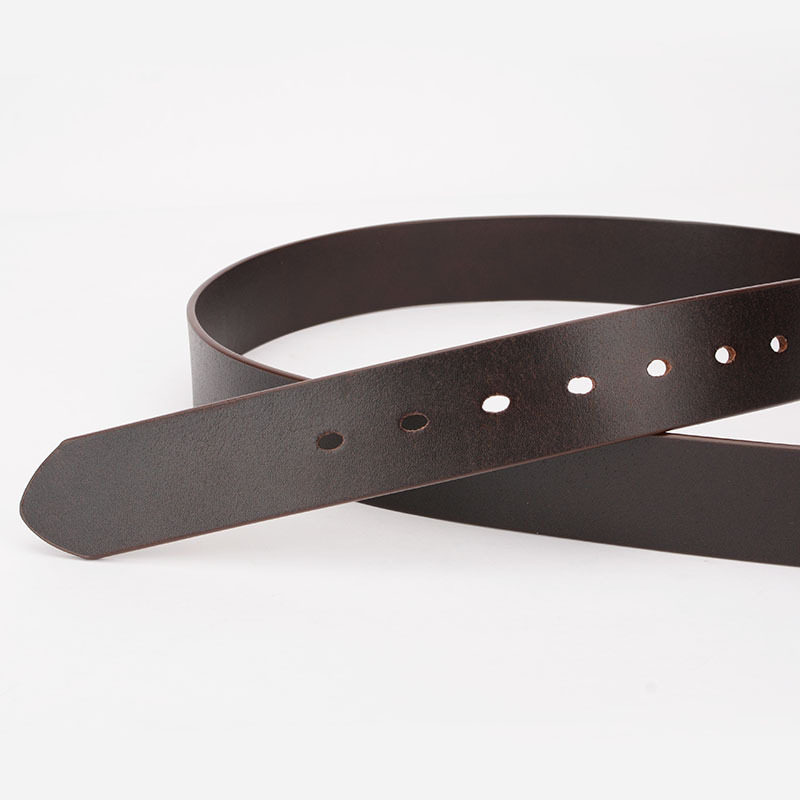 2022新款男士中青年皮带裤腰带身头层牛皮免打孔平纹纯色简约休闲 - 精品头层牛皮鞋垫出品