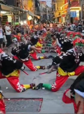 甲子风格英歌槌经典甲子色彩甲子英歌同款英歌棒英歌棍贴膜款槌