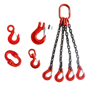 锰钢起重链条吊索具 组合吊索具三条腿吊索具定做链条起重吊索具
