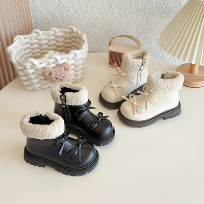 女童靴子2025新款秋冬儿童鞋子