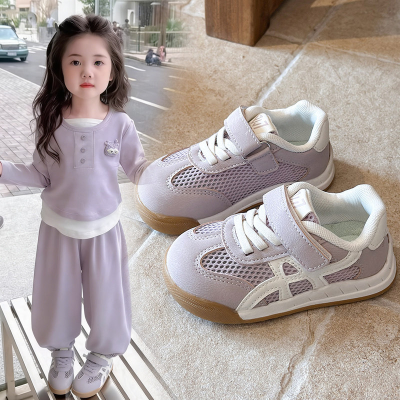 儿童运动鞋2026春夏新款女童鞋子男童软底宝宝小童网鞋1-6岁3休闲