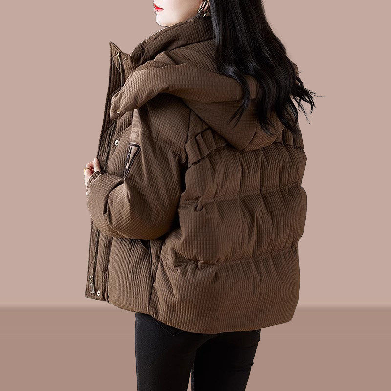 夹棉加厚晋江棉服外套女2026新款