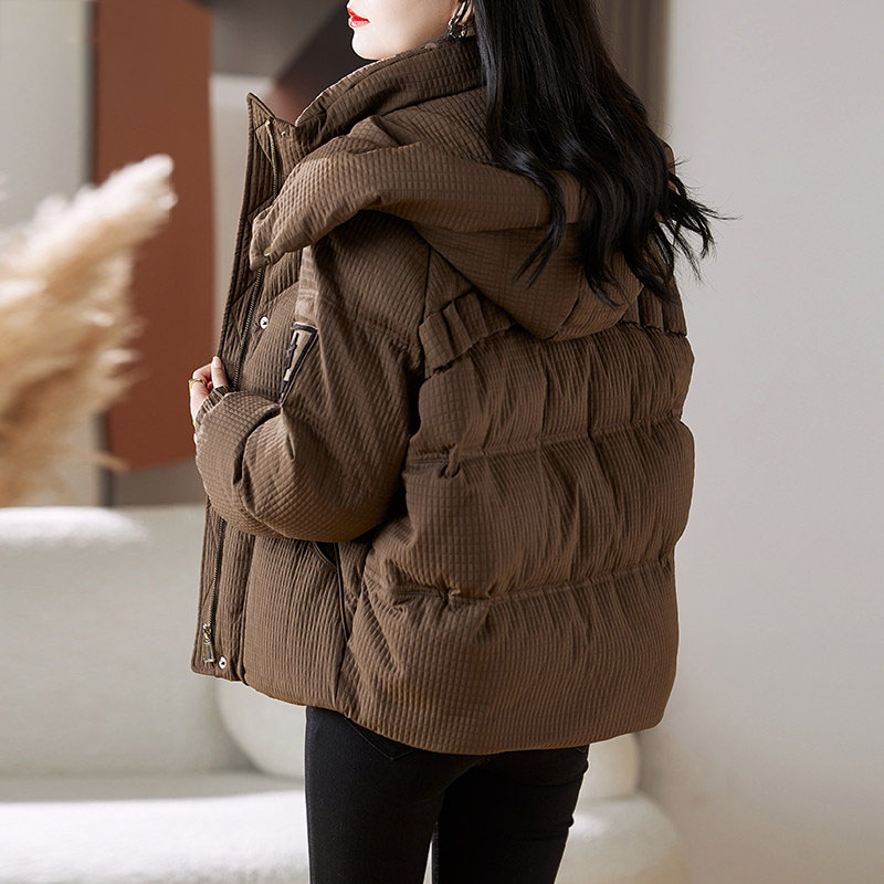 短款羽绒服女冬季2026白鸭绒外套