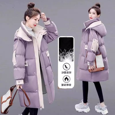 羽绒服女中长款女冬2025大码胖mm
