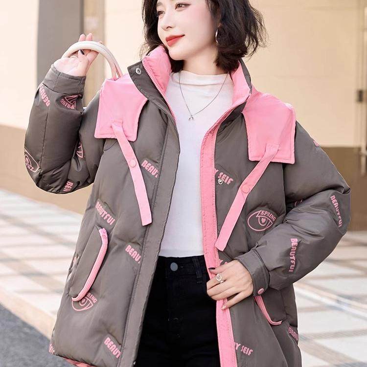 九江羽绒服女短款2025冬季新款小个子时尚洋气宽松白鸭绒高端加厚