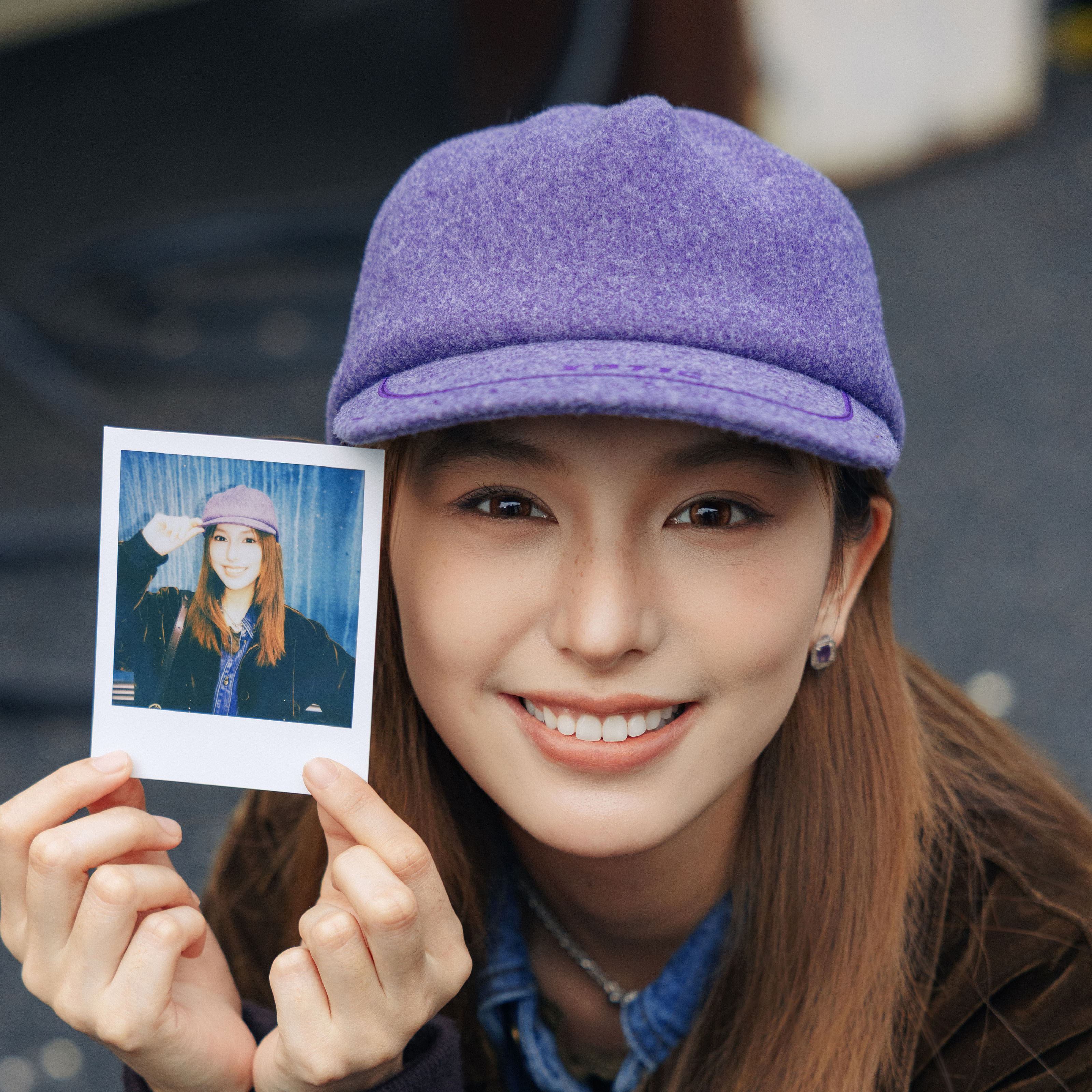 XOTIC官方 太极毛呢软顶平檐棒球帽秋冬防寒保暖户外显脸小鸭舌帽