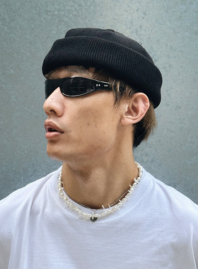 Xotic官方 oarism日系亚麻纱水兵冷帽纸感保暖透气针织帽春夏帽