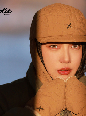 XOTIC官方 新雪丽菱格飞行帽冬季新品保暖户外防寒防风帽男女通勤