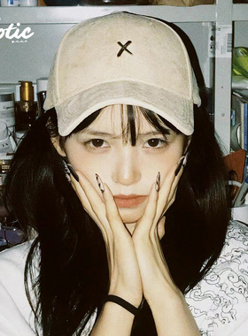 XOTIC官方 NEVER翻毛硬顶鸭舌帽男女刺绣棒球帽潮酷日系户外遮阳