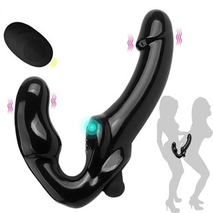 Strapless Strap-on Dildo Vibrator Strapon Remote Control 10