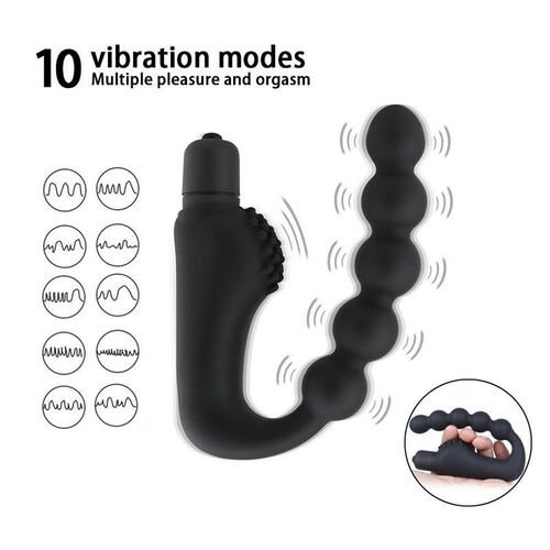Vibration anal plug male silicone prostate massager GAY Men