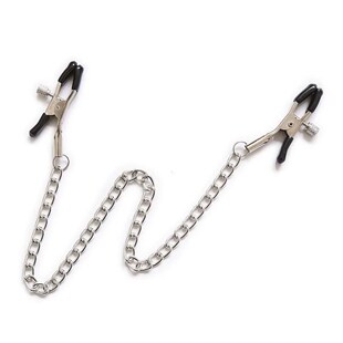 Metal Chain Nipple Milk Clips Breast Massage Clamps Adult