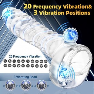 New Sex Penis Sleeve Vibrator Men Wireless Remote Control