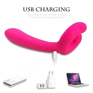 Three Motor Clip Vibrator Nipple G-spot Stimulator Dildo Fem
