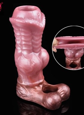 FAAK Penis Enlargement Cock Sleeve Sex Toys For Men Strap-On
