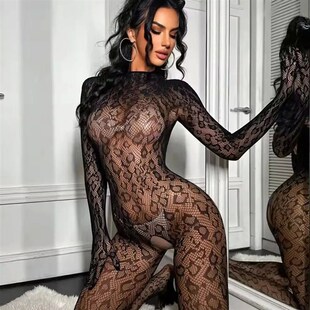 Sexy Hollow Fishnet Teddies Bodysuit Women Erotic
