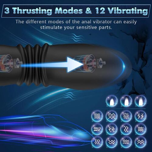 Hannibal Male Thrusting Prostate Massager APP Control Telesc