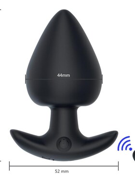 10 Frequency Butt Plug Colorful Light Anal Plug Vibrator Pro