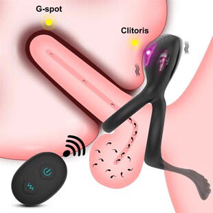 Wireless Remote Control Cockring Vibrator Clitoris