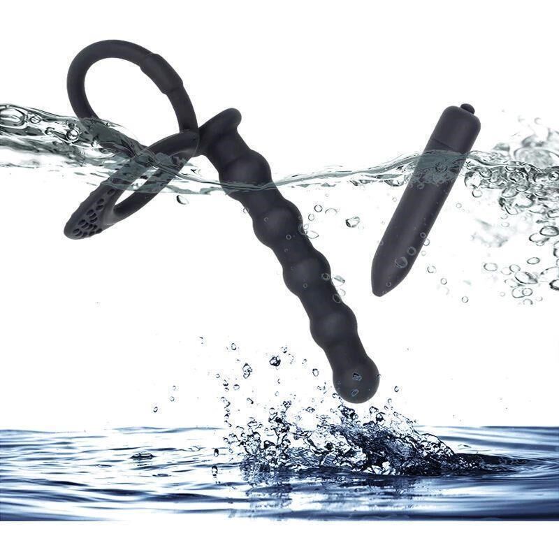 Double Penetration Silicone Sex Toys Dildo Vibrator Strap On - 实物图