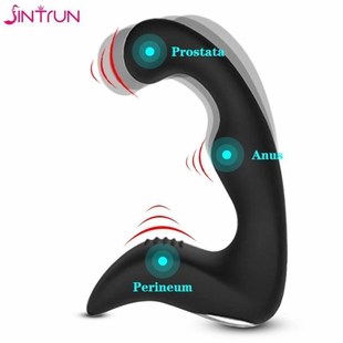 Male Prostate Massager G Spot Vibrator Women Anal Plug Butt