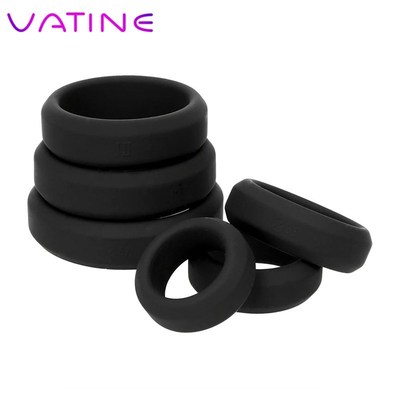 VATINE Silicone Penis Ring Cock Ring Adult Products Delay
